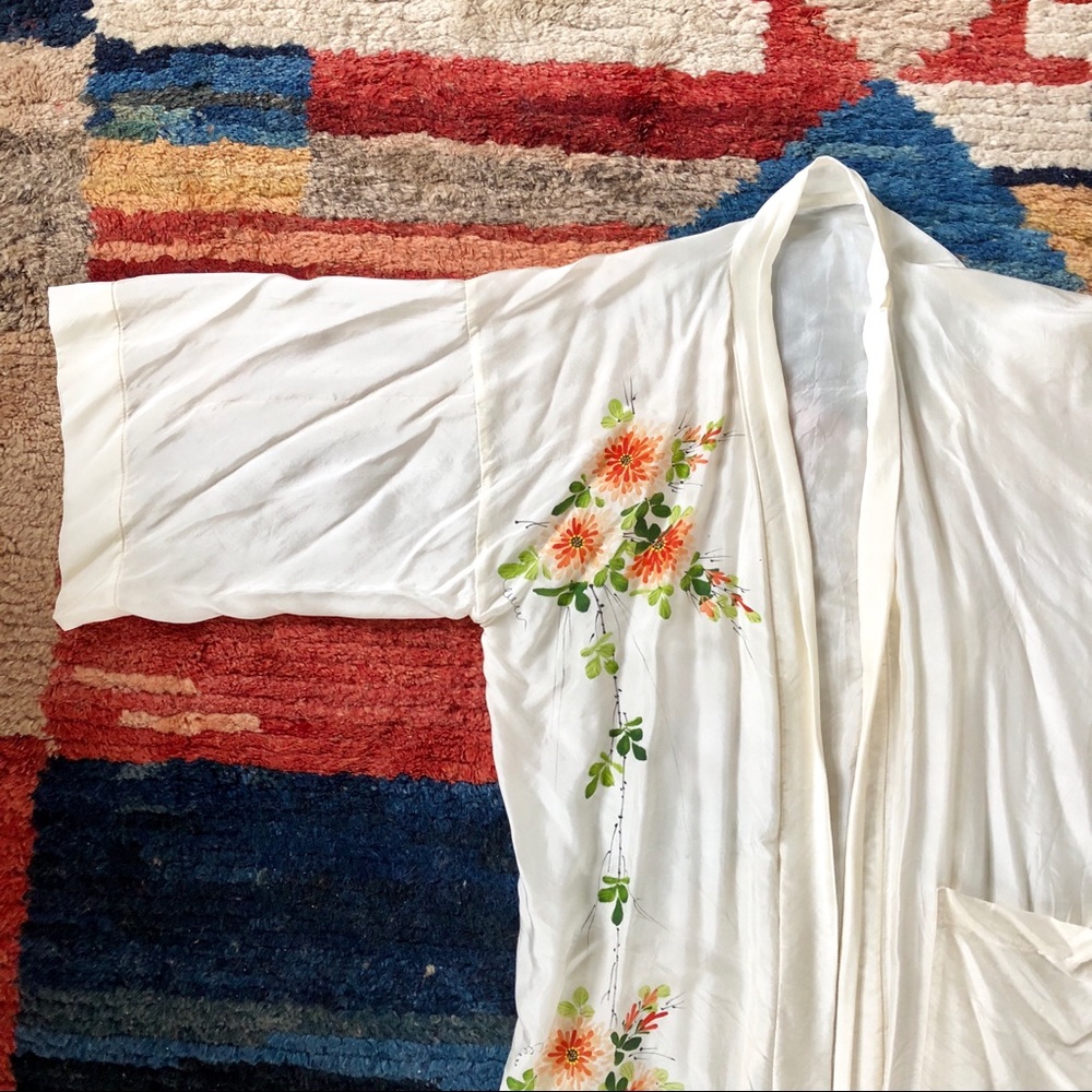 Kimono style vintage robe